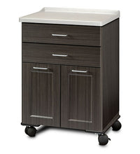 Clinton, Fashion Finish Mobile Treatment Cabinet, Molded Top, 2 Doors, 2 Drawers