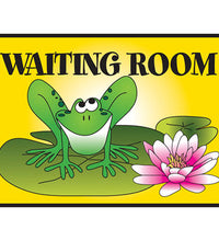 Clinton, Waiting Room Sign