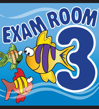 Clinton, Sign, Ocean Series, Exam Room 3 Sign