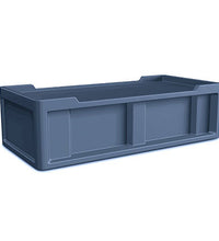 Endurance Bed 2.2 with no storage compartments, Blue Grey