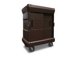 Delivery Carts, Chuckwagon Stainless Steel Base with Tow & Hitch & Locking Doors