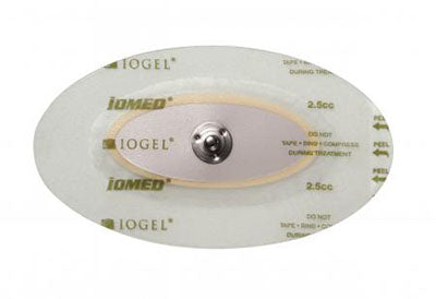 IOMED disposable electrodes - IOGEL, medium 2.5cc, pack of 12