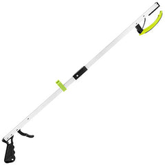 Deluxe Jaw/Trigger folding reaching aid, pistol grip, open-jaw, 32