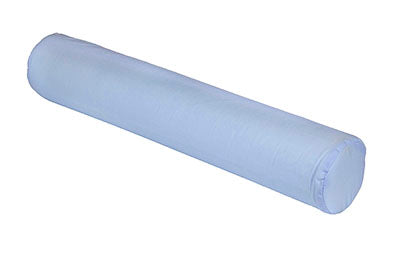 Roll Pillow - with removable cotton/poly cover, 19" L x 3.5" W, 25-pack