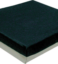 Wheelchair cushion with removable cover, gel/foam, 16"x18"x2" navy color