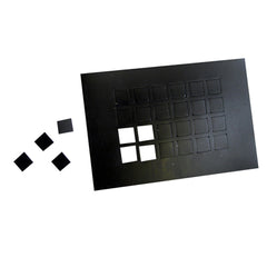 Dycem non-slip self-adhesive squares, 1/2