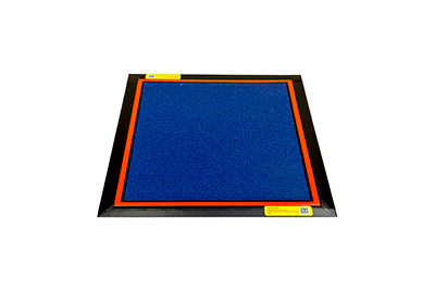 Dycem, CleanZone Floor Mat System, 4' x 4', Cobalt