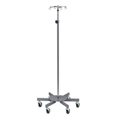 Clinton, 4-Hook Infusion Pump Stand, 6-Leg