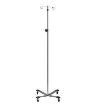 Clinton, 2-Hook IV Pole, Heavy Base