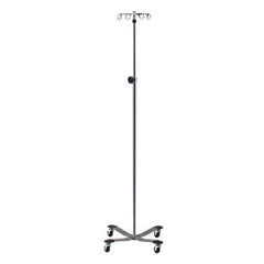 Clinton, 4-Hook IV Pole, Heavy Base