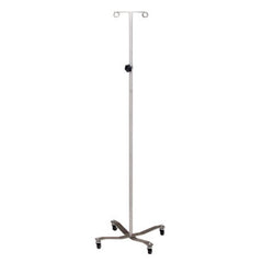 Clinton, Economy IV Pole, Welded 2-Hook Top, Stainless Steel