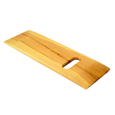 Transfer Board, Wood, 8" x 24", one handgrip