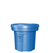 Food Grade Receptacle w/Lid, Blue, 22 gal