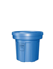 Food Grade Receptacle w/Lid, Blue, 22 gal