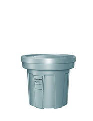 Flame Retardant Receptacle w/Lid, Blue, 22 gal