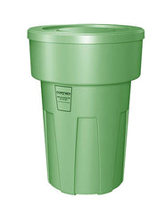 Flame Retardant Receptacle w/Lid, Green, 55 gal