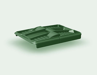 Kangaroo Cart Lid, Flame Retardant Material, Green