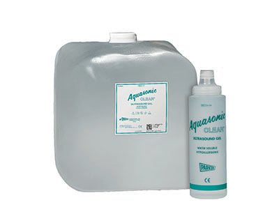 Aquasonic, Clear Ultrasound Gel, 5L with 8.5 oz. Dispenser, Case of 4