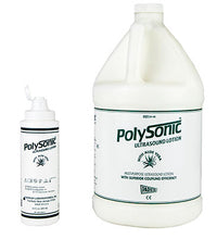 Polysonic ultrasound lotion with aloe vera, 1 gallon with refillable dispenser bottle (Dispenser pump not included) - each