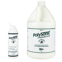 Polysonic ultrasound lotion with aloe vera, 1 gallon with refillable dispenser bottle (Dispenser pump not included) - each