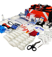 First Aid Kit, Elite Trauma Bag, 25.25" x 13.75" x11.5", Orange