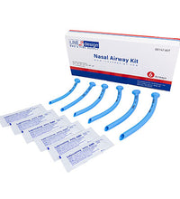 Nasopharyngeal Respiration Tubes Kit (Sizes: 22F 24F 26F 28F 30F 32F) with 6 Lubricating Jelly