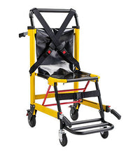 Deluxe, Heavy Duty Stair Chair with 4 Wheels, Yellow