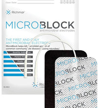 Micro Block Antimicrobial Electrodes, 3" x 5" White Cloth