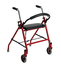 Drive, Two Wheeled Walker with Seat, Red