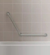 Easy Mount™ 120° Angled Grab Bar, 24x24", #304 S/S in Knurled