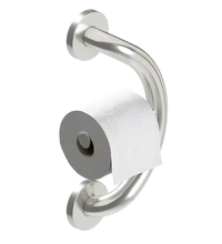 PLUS Toilet Paper Holder + Grab Bar