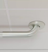 Easy Mount™ 120° Angled Grab Bar, 24x24", #304 Stainless Steel in Knurled
