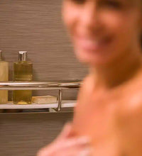 INVISIA™ Shampoo Shelf + Grab Bar