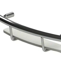 INVISIA™ Shampoo Shelf + Grab Bar