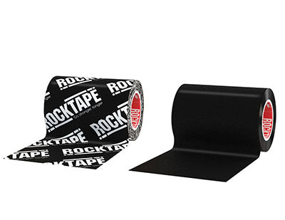 RockTape Mini Big Daddy Roll, 4" x 16.4', Black, 1 Roll