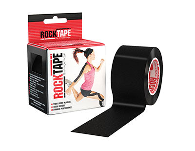 RockTape Standard Roll, 2" x 16.4', Black, 1 Roll