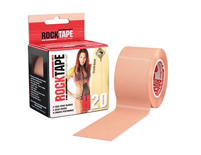 RockTape Extra Sticky Roll, 2" x 16.4', Beige, 1 Roll