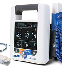 ADC AdView 2 Diagnostic Station, w/ Blood Pressure, Pulse Oximetry, and Temperature Modules