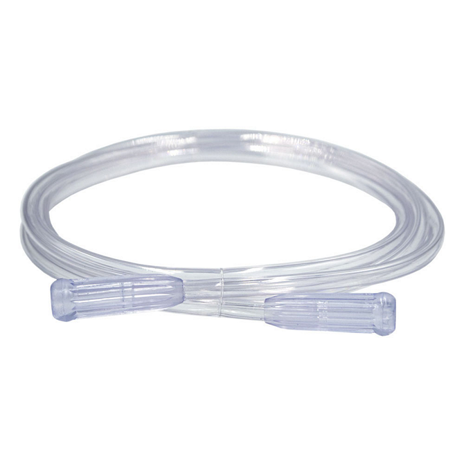 Salter 3-Channel O2 Supply Tubing, 25' (L), Standard, Trumpet, 6 LPM, Clear
