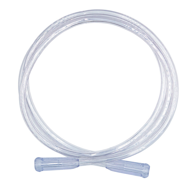 Salter 3-Channel O2 Supply Tubing, 4' (L), Standard, Trumpet, 6 LPM, Clear