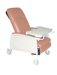 Drive, 3 Position Heavy Duty Bariatric Geri Chair Recliner, Rosewood