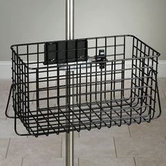 Heavy Duty Wire Basket, Black, 12