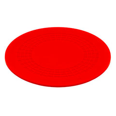 Stayput Non-Slip Placemat, Circular Pad, 5.5'', Red