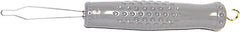 Button/Zipper Aid, Gray Vinyl Handle