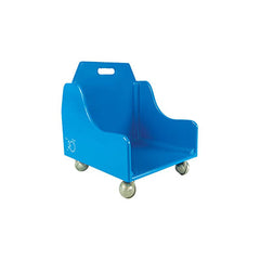 Wood Base  For The Tumble Forms 2-Piece Mobile Floor Sitter, Medium, Blue