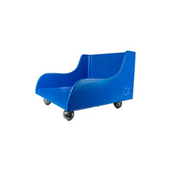 Wood Base For The Tumble Forms 2-Piece Mobile Floor Sitter, Large,Blue