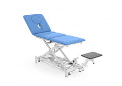 Galaxy Ttet400, 4 Section Hi-Lo Traction Table, Foot Bar Lift, Imperial Blue
