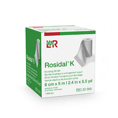 Rosidal K Short Stretch Elastic Bandage, 2.4 In X 5.5 Yds (6 Cm X 5 M)