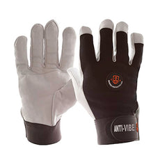 Impacto Anti-Vibration Air Glove, Nylon Lycra With Pearl Leather, Full Finger, Small