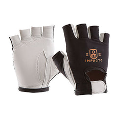 Impacto Anti-Impact Glove, Nylon Lycra With Pearl Leather, Half Finger, Xx-Large